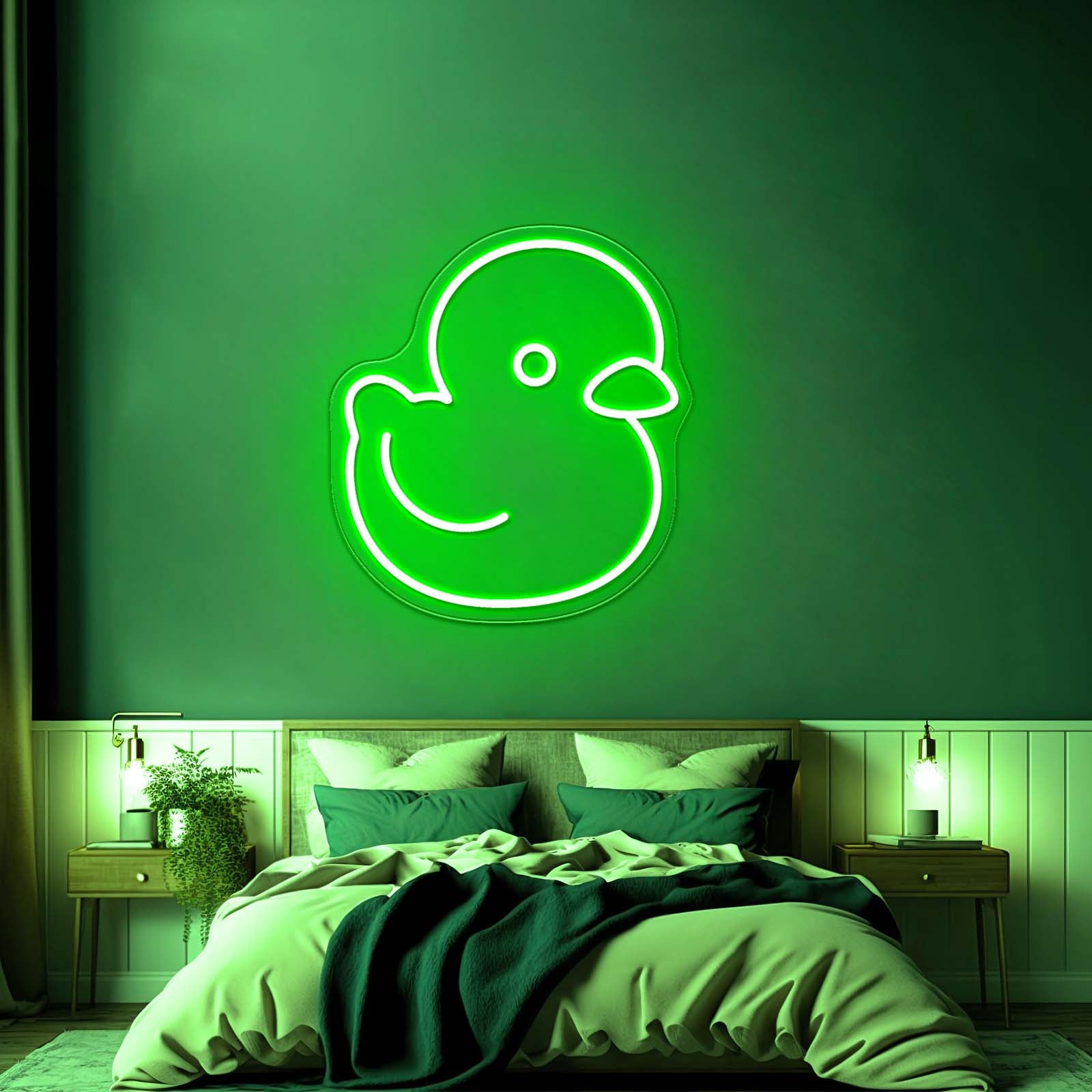 Rubber Ducky Funny Led Neon Signs For Kids Room