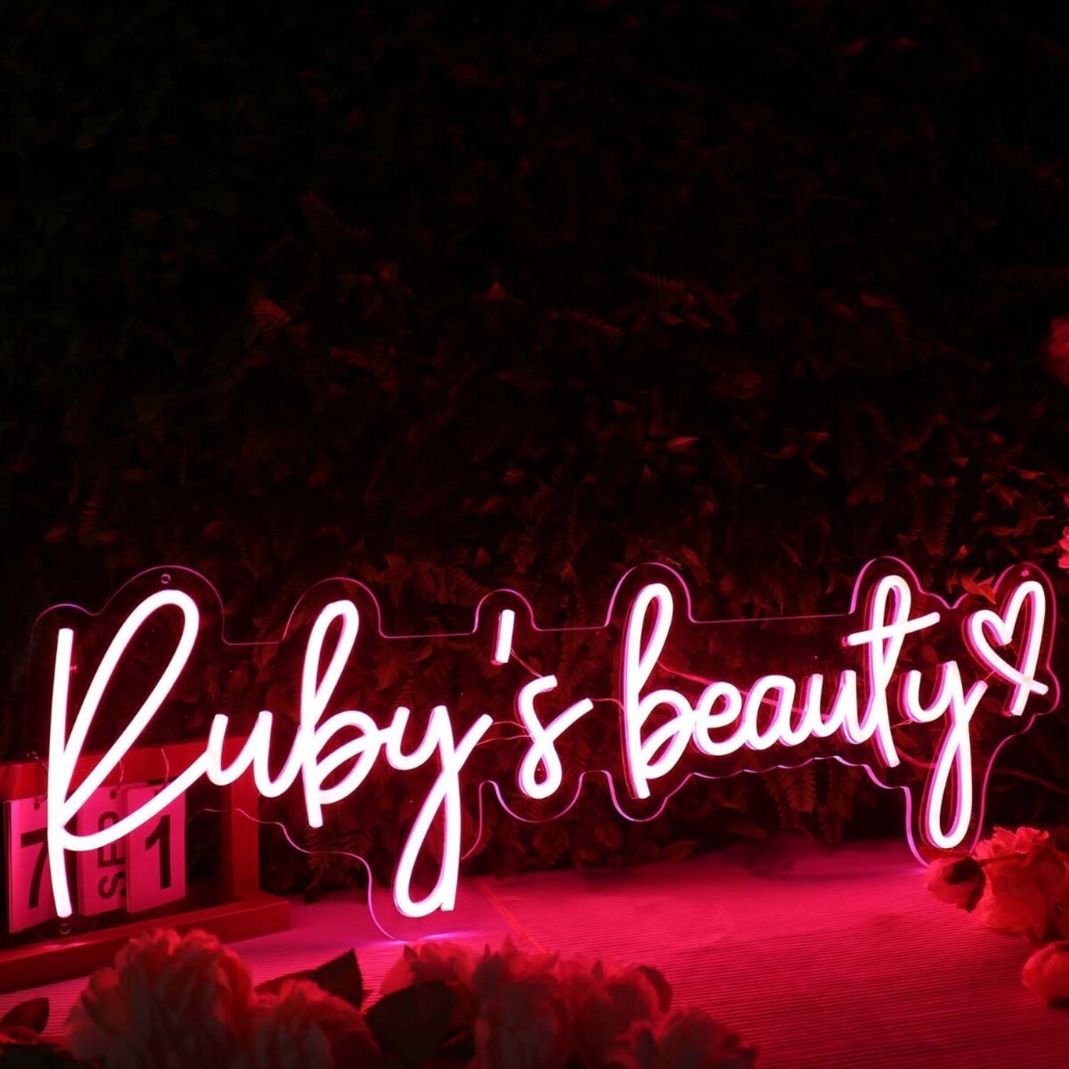 Rubys Beauty Red Led Neon Sign | Shineneon