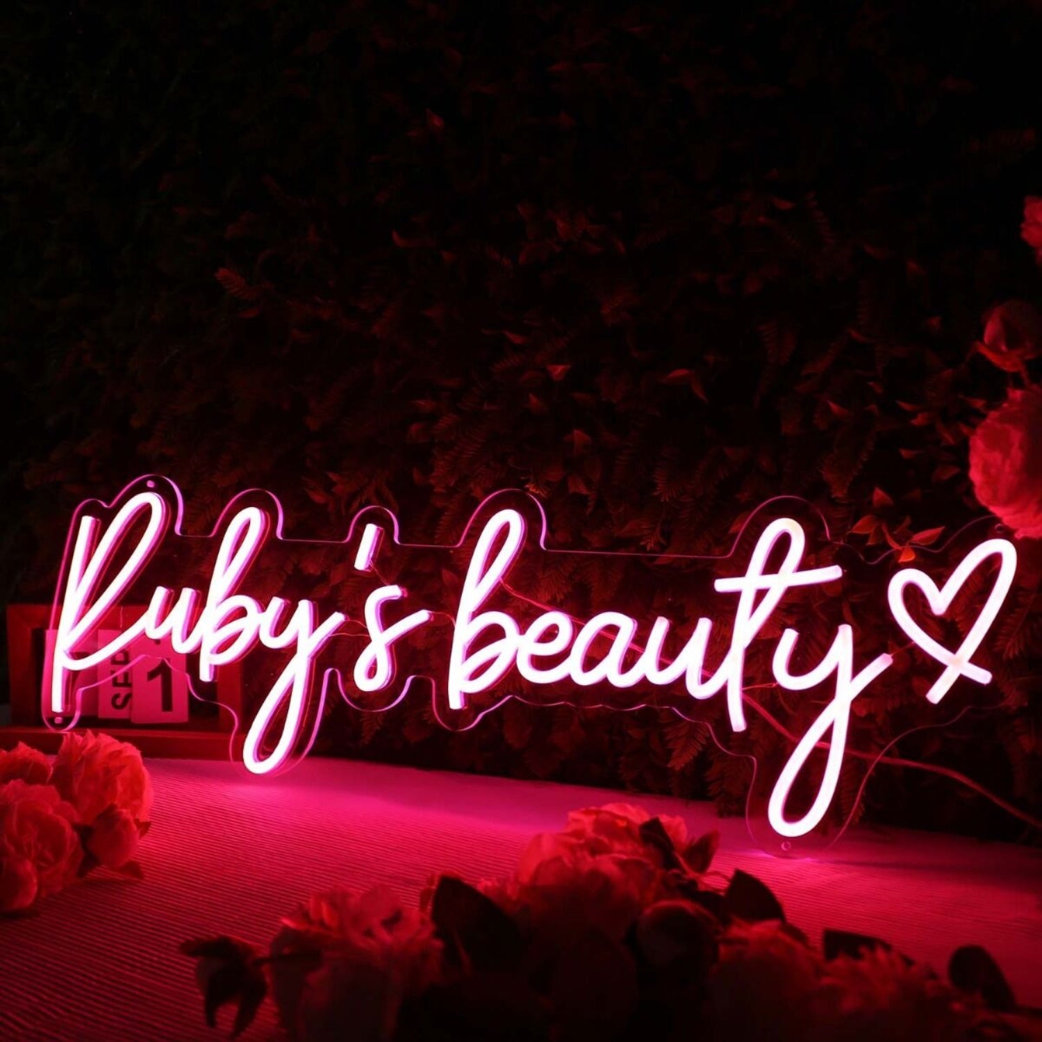 Rubys Beauty Red Led Neon Sign | Shineneon