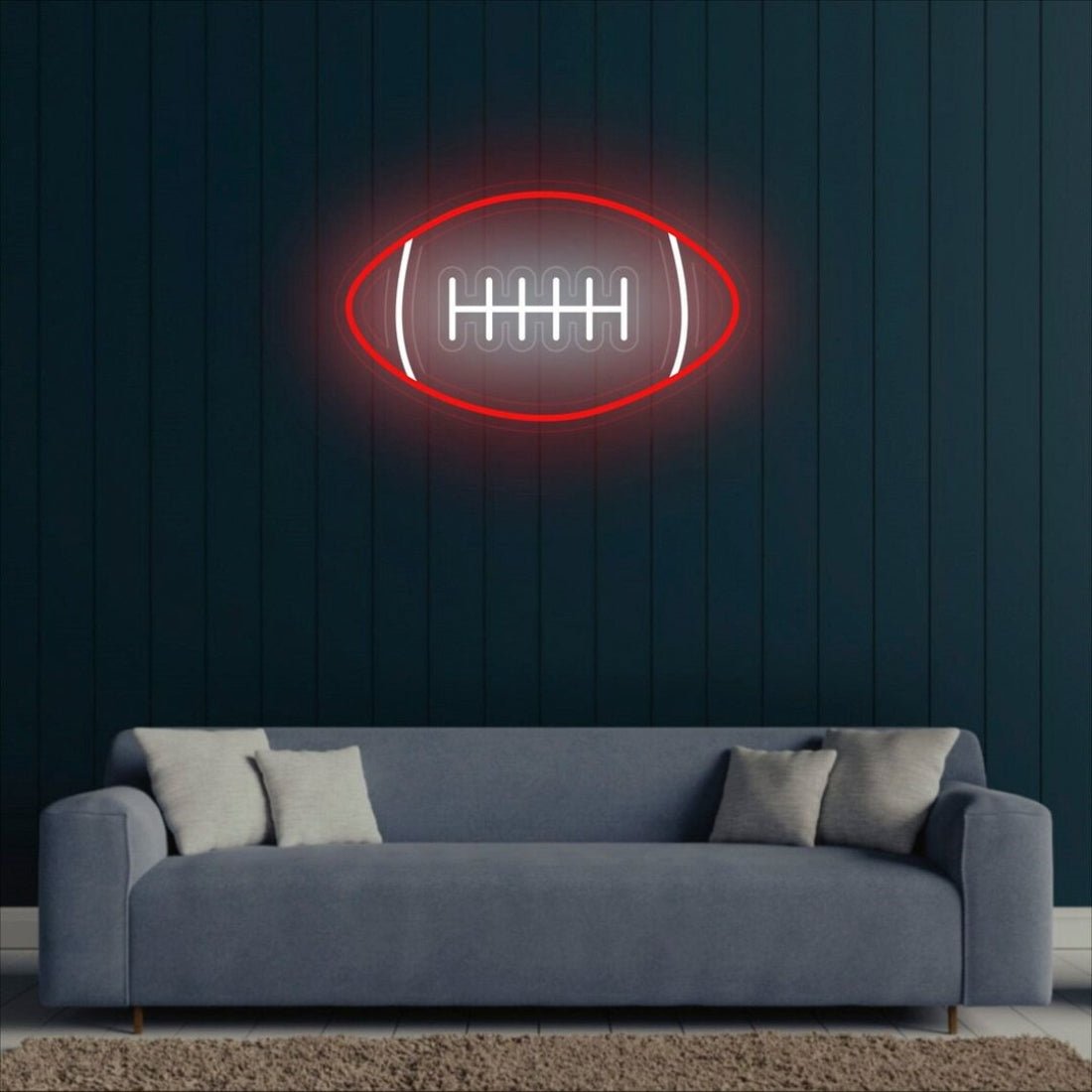 Rugby Ball Led Sign Business Neon Sign - Shineneon