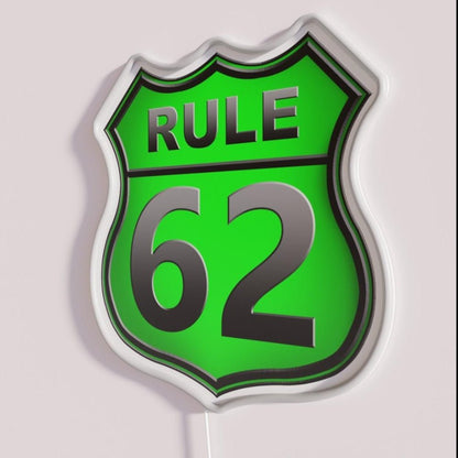 Rule 62 Relax Green Rgb Led Neon Sign - Shineneon
