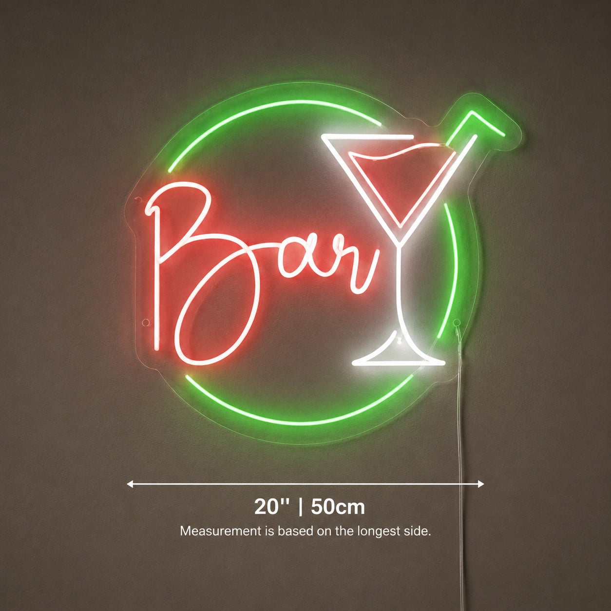 Rum Bar Shelf Neon Sign LED Neon Sign size image