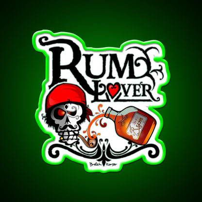 Rum Lover Cocktail Bar Decor Led Neon Sign Rgb Color - LED neon sign view 8