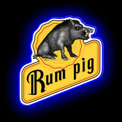 Rum Pig Neon Sign - Shineneon