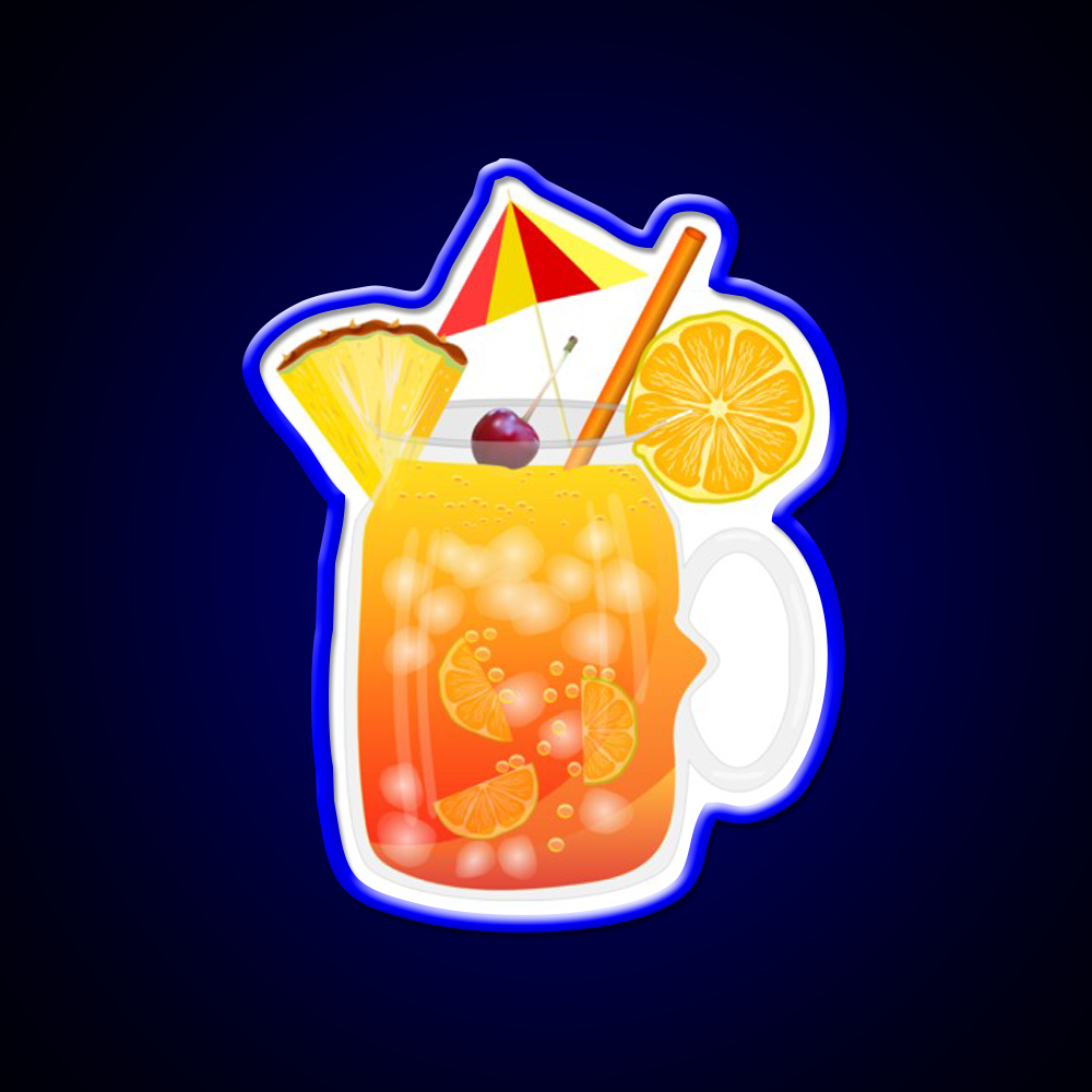 Rum Punch Cocktail Bar Decor Led Neon Sign Rgb Color - LED neon sign view 5
