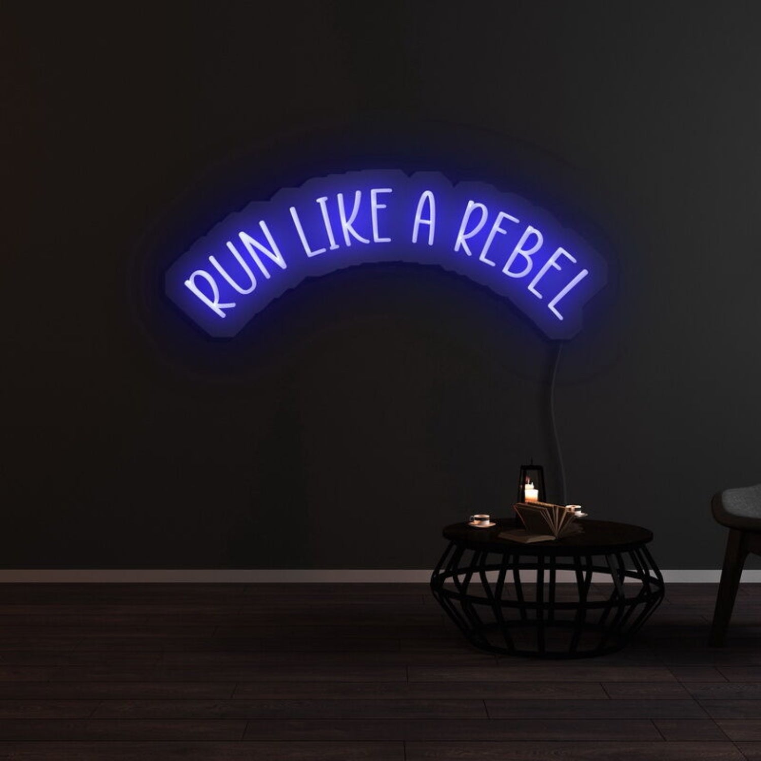 Run Like A Rebel Led Neon Sign | Shineneon