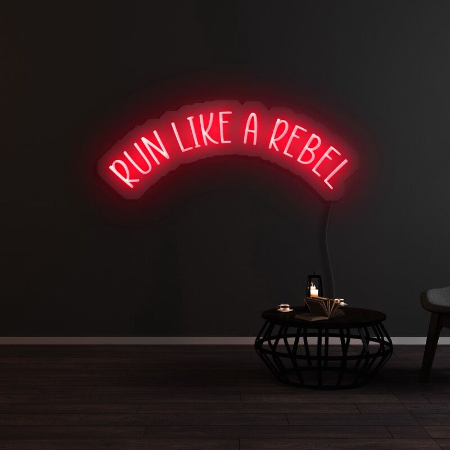 Run Like A Rebel Led Neon Sign | Shineneon