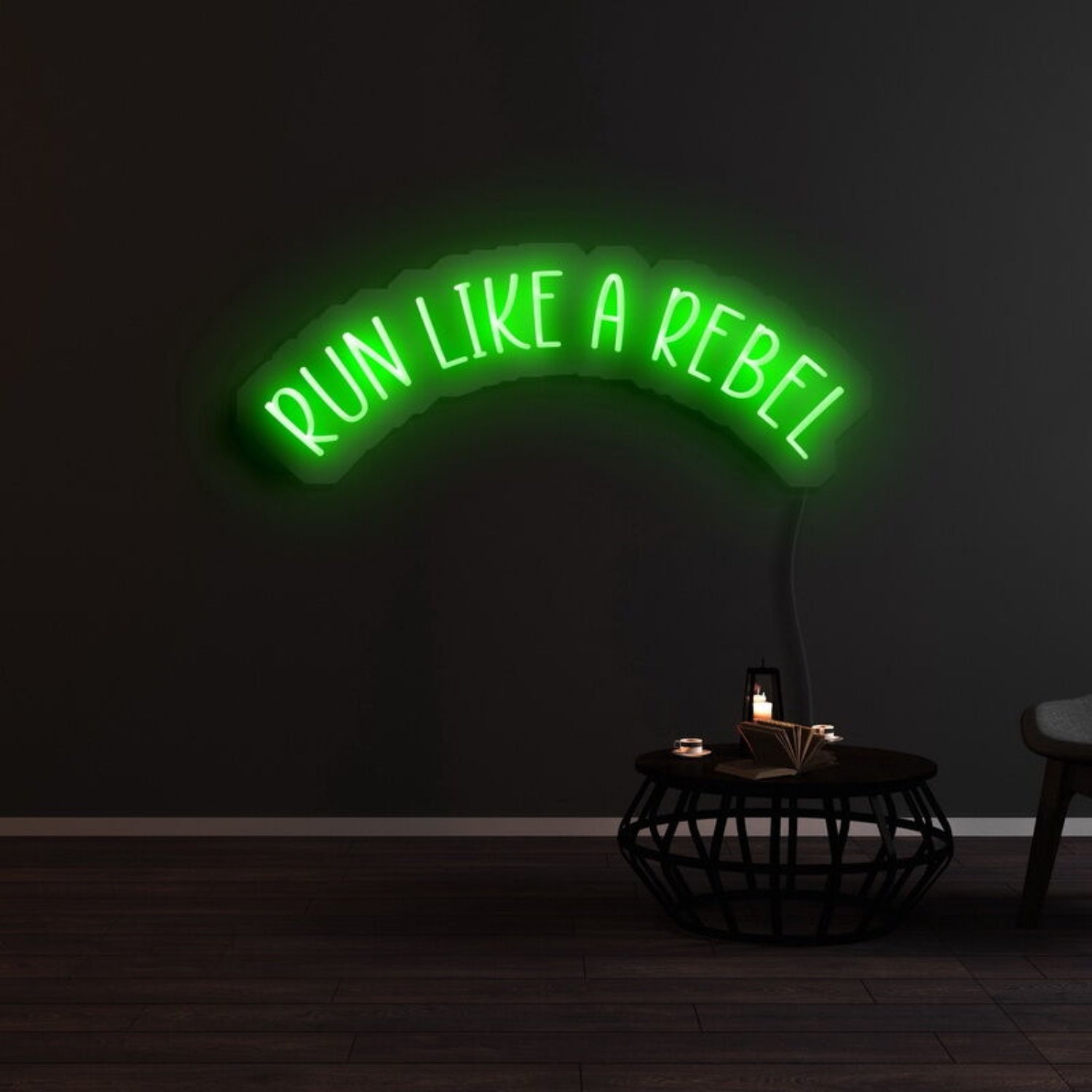 Run Like A Rebel Led Neon Sign | Shineneon