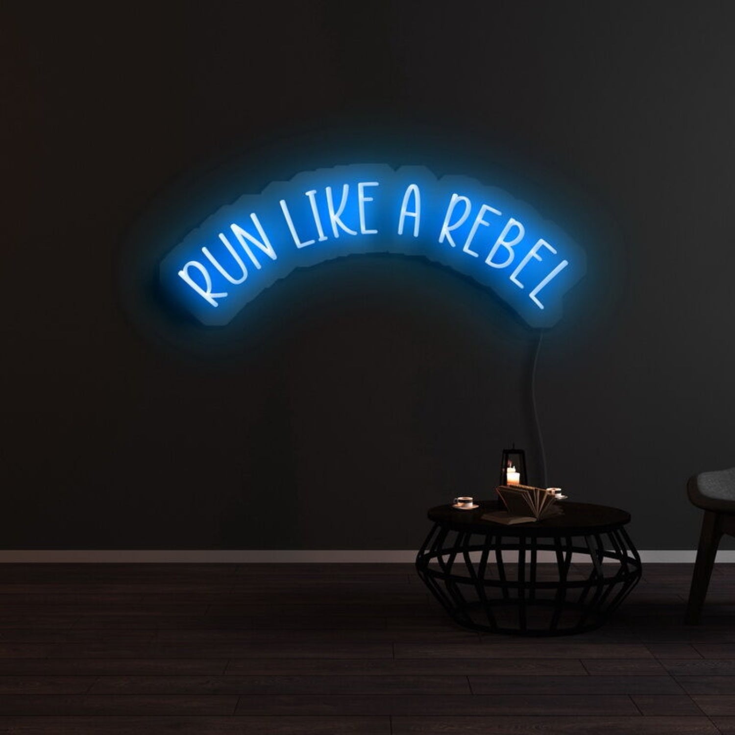 Run Like A Rebel Led Neon Sign | Shineneon