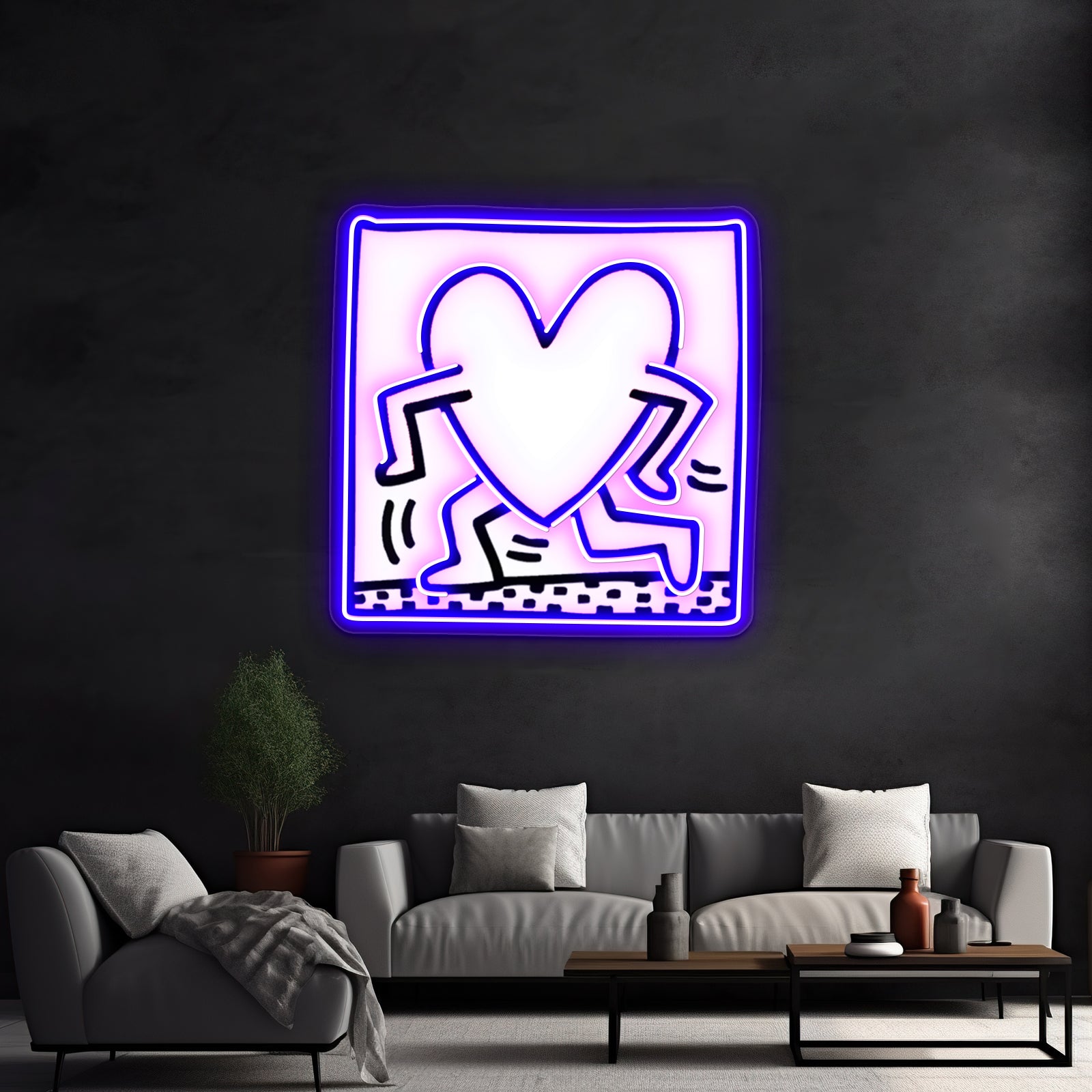 Run Love Premium Wall Artwork Neon Signs | Shineneon