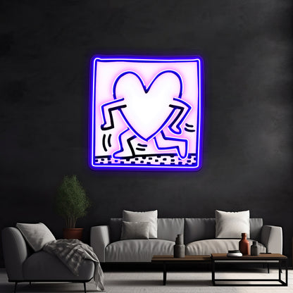 Run Love Premium Wall Artwork Neon Signs