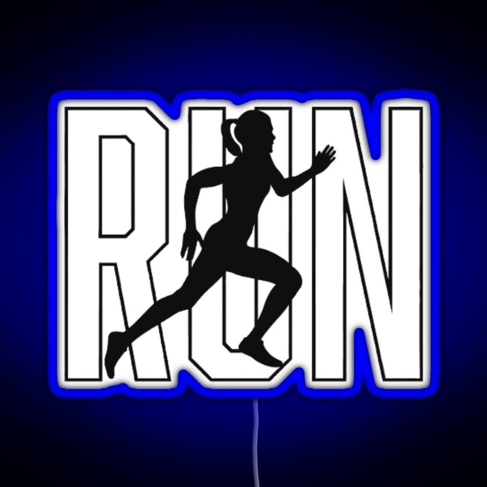 Run Rgb Led Neon Sign Pop Wall Art - Shineneon