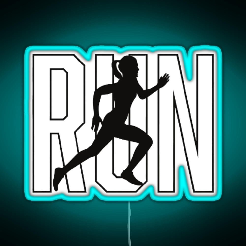 Run Rgb Led Neon Sign Pop Wall Art - Shineneon
