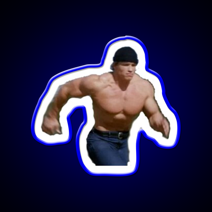 Running Arnold Gym Fitness Led Neon Sign Rgb Color