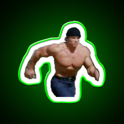 Running Arnold Gym Fitness Led Neon Sign Rgb Color