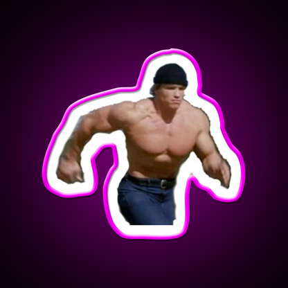 Running Arnold Gym Fitness Led Neon Sign Rgb Color