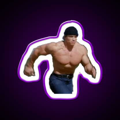 Running Arnold Gym Fitness Led Neon Sign Rgb Color