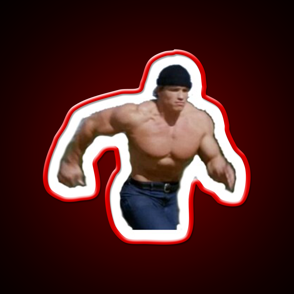 Running Arnold Gym Fitness Led Neon Sign Rgb Color