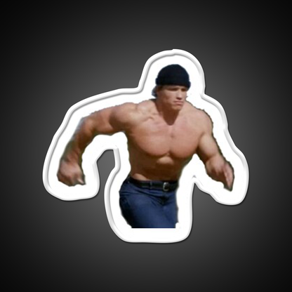 Running Arnold Gym Fitness Led Neon Sign Rgb Color