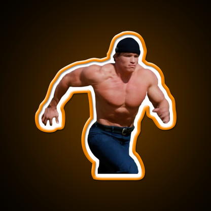 Running Arnold Schwarzenegger Gym Fitness Led Neon Sign Rgb Color