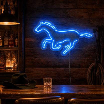 Running Horse Vintage LED Neon Sign high-converting product image