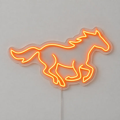 Running Mustang Western Bar Vintage LED Neon Sign Garage Neon Sign - Shineneon
