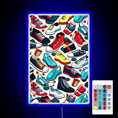 Running Riot Rgb Led Neon Sign Pop Wall Art