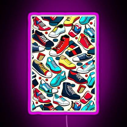 Running Riot Rgb Led Neon Sign Pop Wall Art - Shineneon