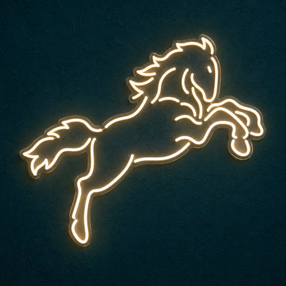 Running Stallion Couch LED Neon Sign - Shineneon