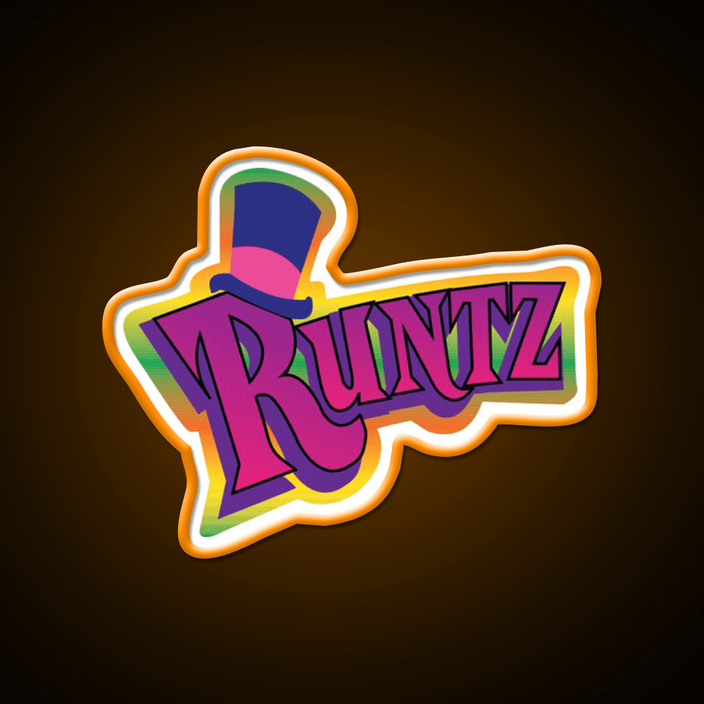Runtz Og Fan Art Hemp Inspired Green Leaf Led Neon Sign Rgb Color - Shineneon