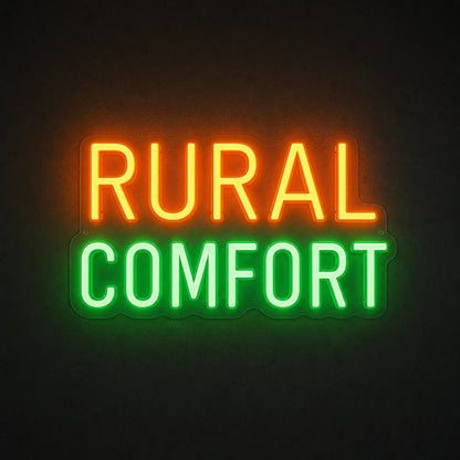 Rural Comfort LED Neon Sign Garage Man Cave Neon Sign - Shineneon