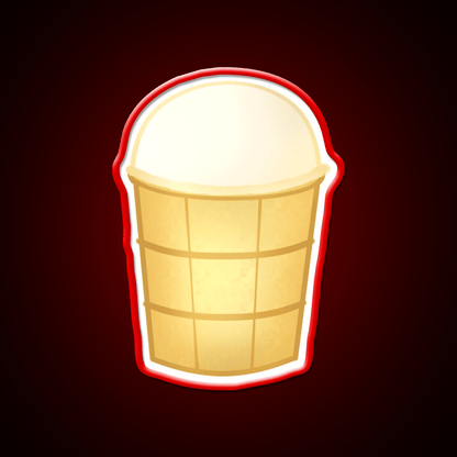 Russian Food Ice Cream In A Cup Snack Food Led Neon Sign Rgb Color - Shineneon