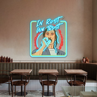 Rust Cohle Artwork Led Neon Signs