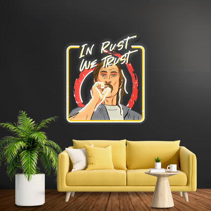 Rust Cohle Artwork Led Neon Signs