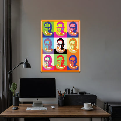 Ruth Bader Ginsburg Artwork Led Neon Signs