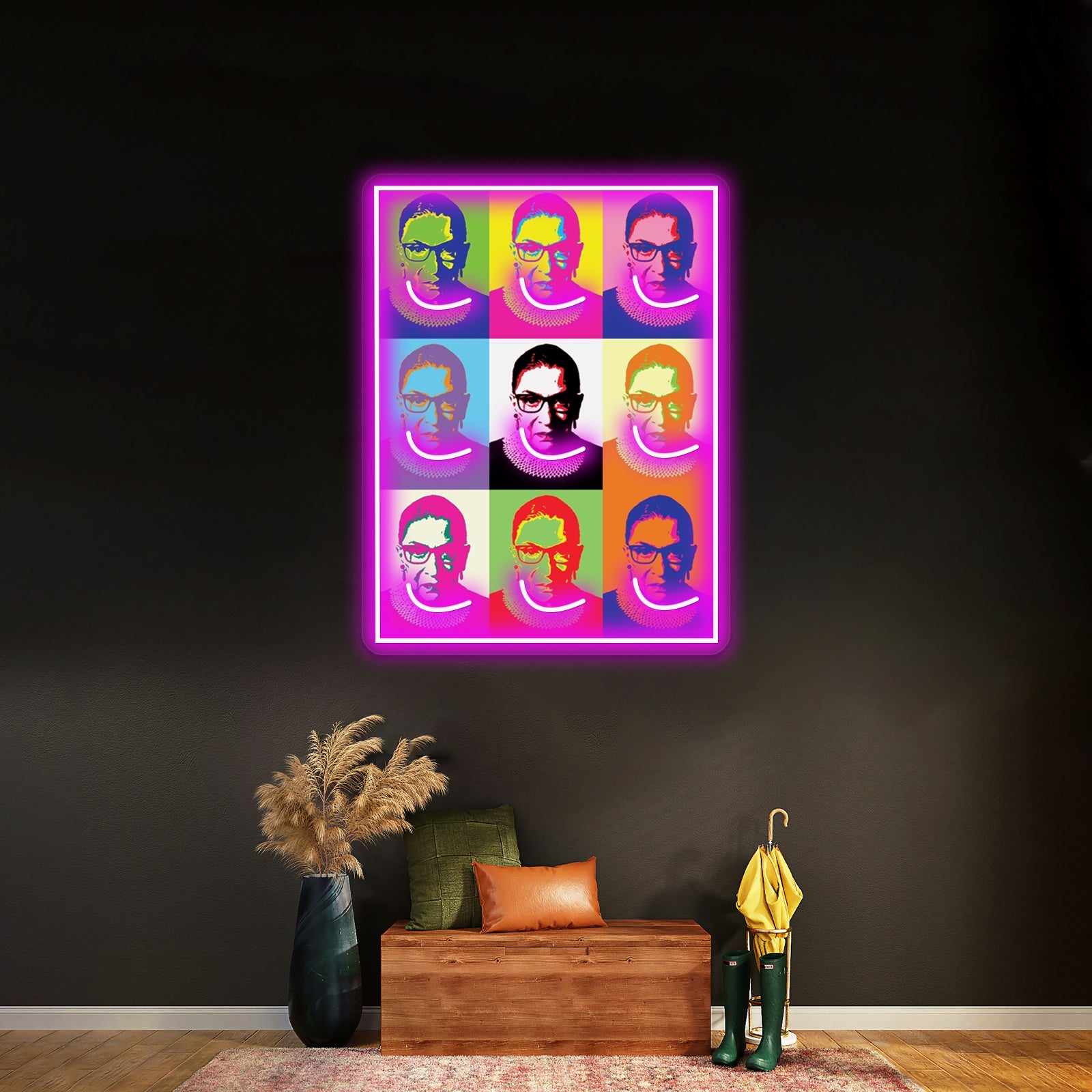Ruth Bader Ginsburg Artwork Led Neon Signs | Shineneon