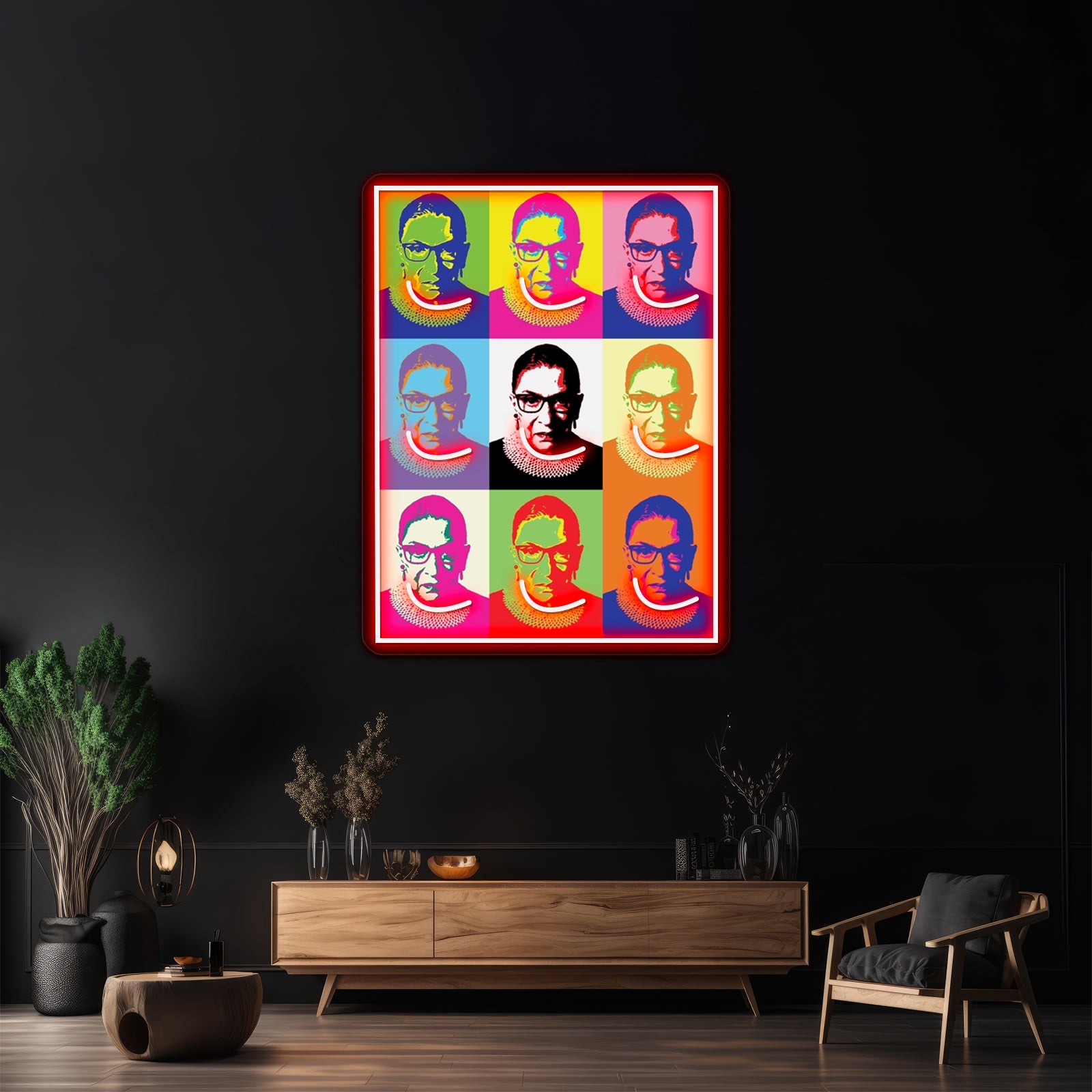 Ruth Bader Ginsburg Artwork Led Neon Signs | Shineneon