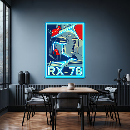 Rx 78 Pop Artwork Led Neon Signs