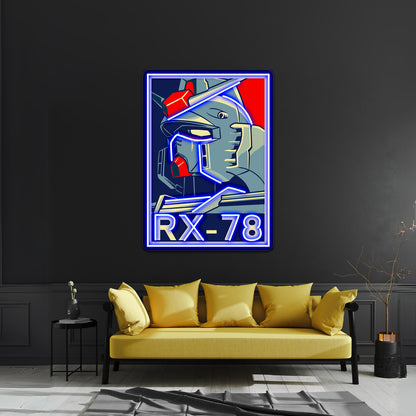 Rx 78 Pop Artwork Led Neon Signs