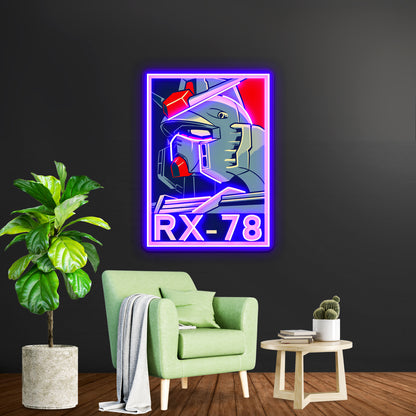 Rx 78 Pop Artwork Led Neon Signs