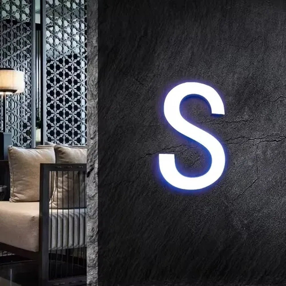 S 3D Frontlit Channel Letters Led Light Sign - Shineneon