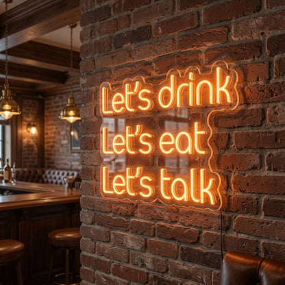 S Drink Let Wall Decor LED Neon Sign - 02 High-Converting Product Image
