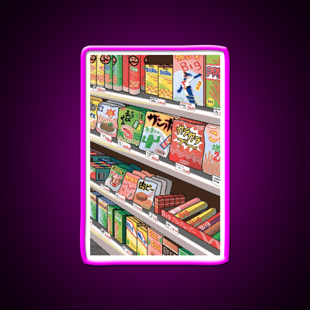 S N A K S Snack Food Led Neon Sign Rgb Color - Shineneon