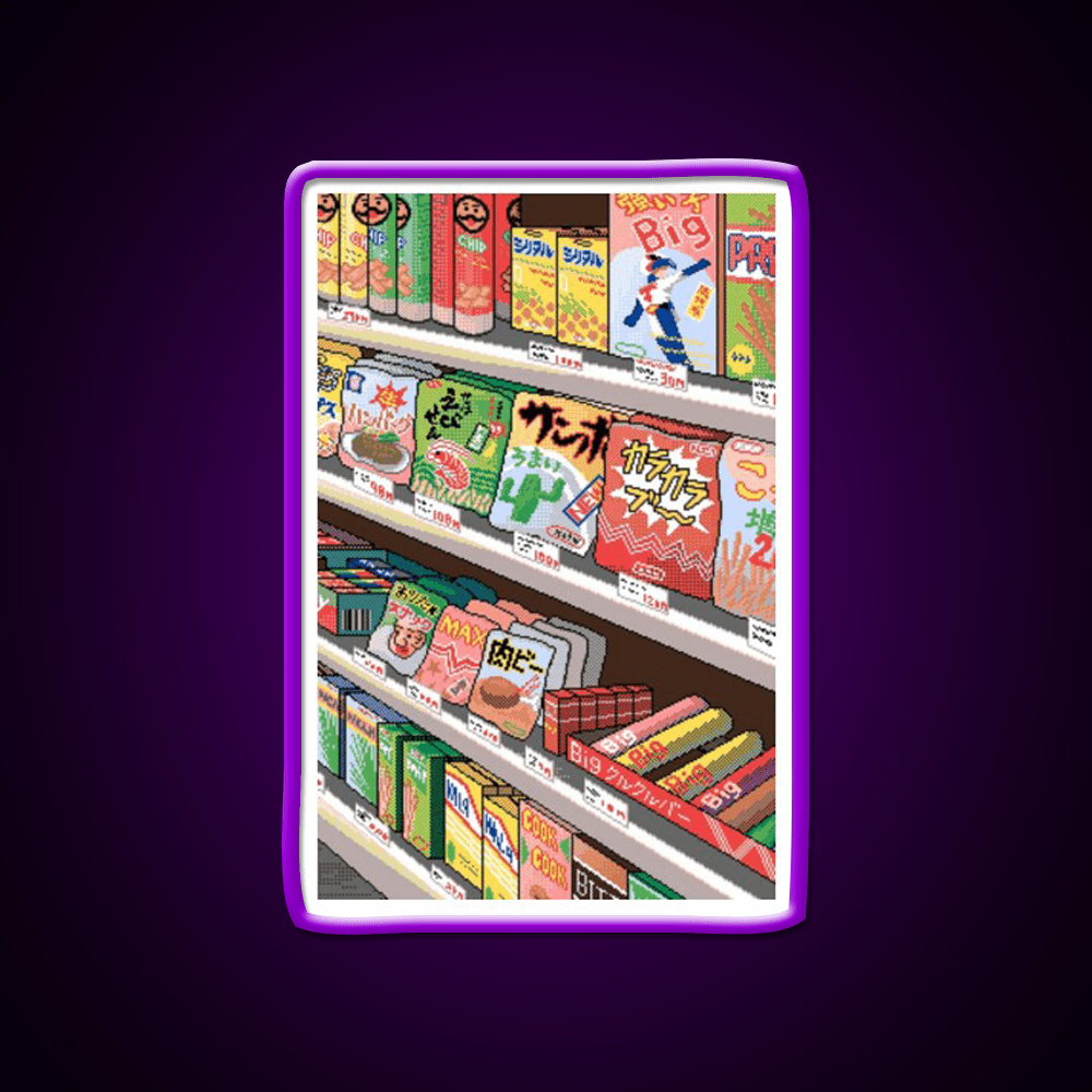 S N A K S Snack Food Led Neon Sign Rgb Color - Shineneon