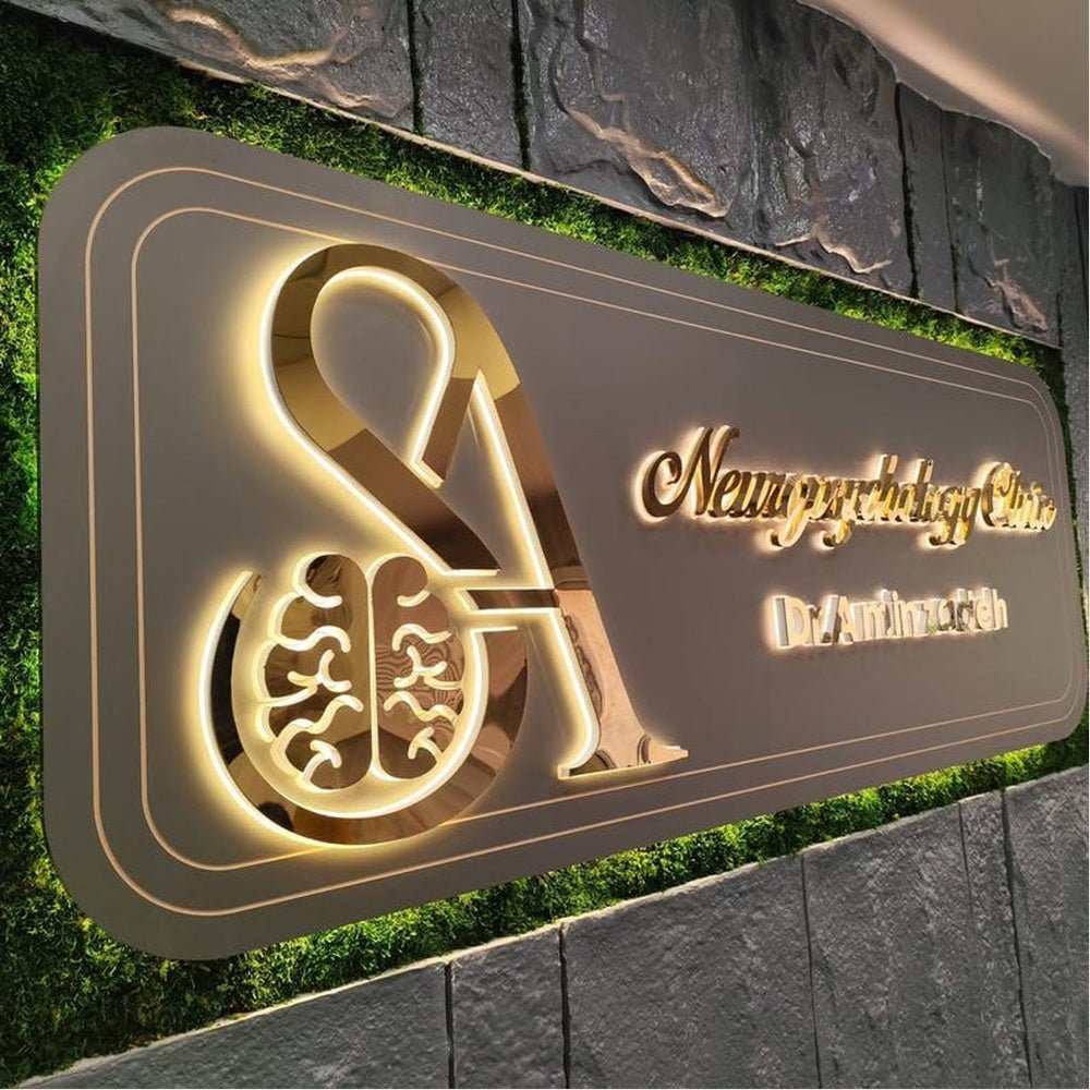 Sa Neuropsychology Clinic 3D Backlit Channel Letters Led Light Sign - Shineneon