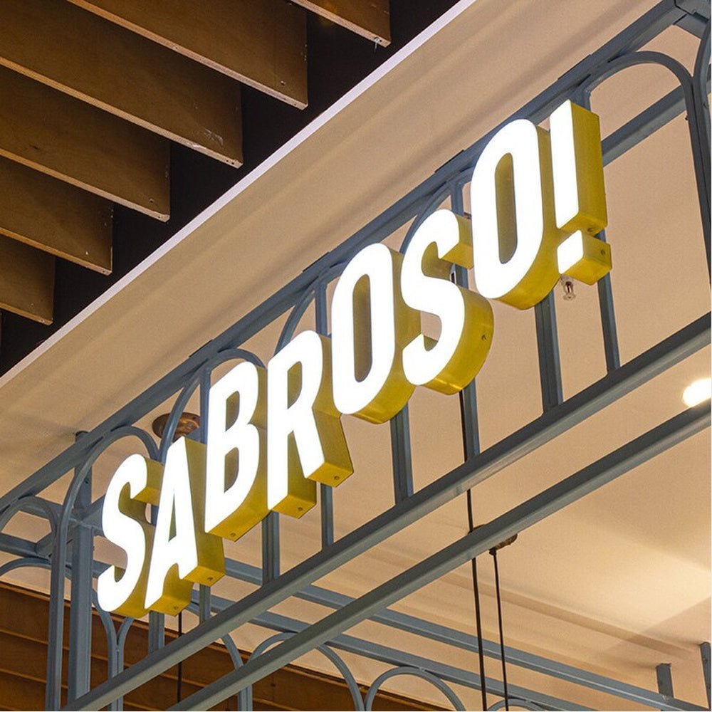 Sabroso 3D Frontlit Channel Letters Led Light Sign - Shineneon