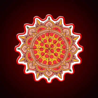 Sacred Pizza Fast Food Led Neon Sign For Burger Place Rgb Color - Shineneon