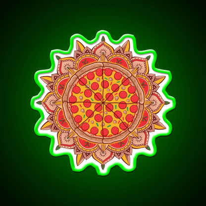 Sacred Pizza Fast Food Led Neon Sign For Burger Place Rgb Color - Shineneon
