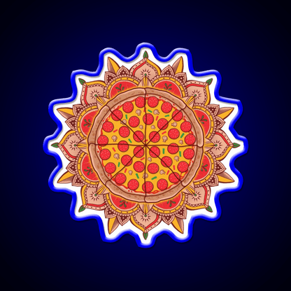 Sacred Pizza Fast Food Led Neon Sign For Burger Place Rgb Color - Shineneon