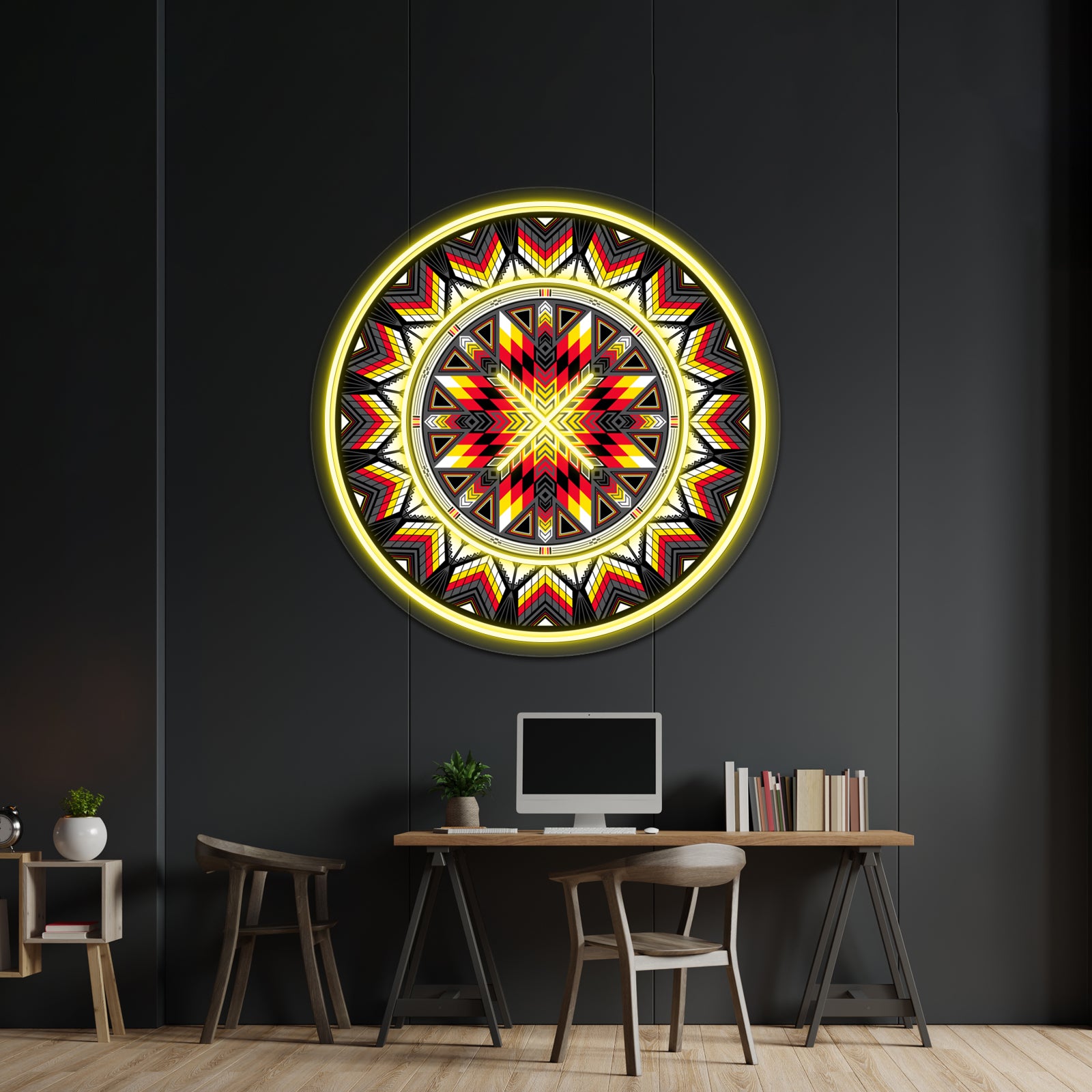 Sacred Places Red Artwork Led Neon Signs | Shineneon